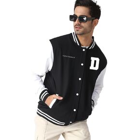 Unisex-Adult Letterman Varsity Letters Black
