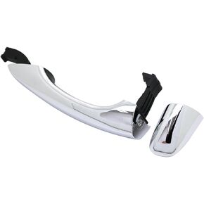 Exterior Chrome Outside Door Handle RH Rear Right Passenger Side Compatible with Kia Sorento 2016-2020 EX, L, LX, S, SX 2.4L L4 3.3L V6 Replace 82661C5010, 82661-C5010, 83662-C5010, LN.733-R