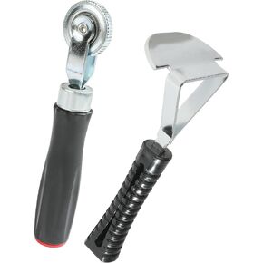 2PCS Tire Repair Tools,Tire Patch Kit,Tire Patch Roller,Car Accessories Tire Patch Tools,Tire Repair Roller and Scraper,Car Tire Repair Tool,Portable Tire Buffer Tool for Car Truck Motorcycle