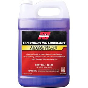Malco Tire Mounting & Demounting Lubricant - for Automotive, Truck, Farm & Heavy-Duty Construction Tires/Improved Bead Seal/Rust Protection/Silicone & Soap Free/Whitewall Safe / 1 Gal (102401)