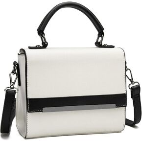 Small Crossbody Handbags Top Handle Satchel Purse for Women Little Handbag with Adjustable Long Shoulder Strap