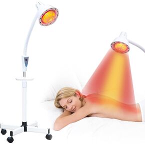 Infrared Light,White 275W Near Red Infrared Heat Lamp for Relieve Joinpt Pain and Muscle Aches