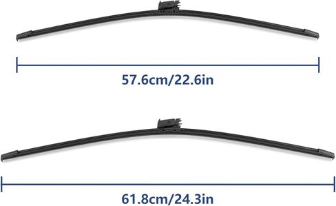 مجموعة شفرات ممسحة الزجاج الأمامي متوافقة مع مرسيدس بنز W222 V222 X222 S300 S320 S350 S400 S450 S500 S550 S560 S600 S650 S63 S65 AMG ممسحات الزجاج الأمامي استبدال 2228201145، A2228201145، 572320 in Kuwait