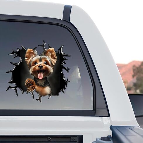 Cute Dog Stickers for Car Window Decals Waterproof Funny Sticker (Pug Decal Stickers) in Saudi Arabia