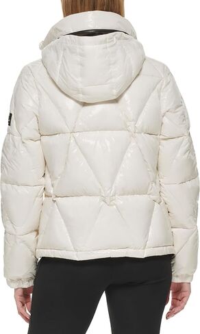 KARL LAGERFELD Women's Glossy Rain Wear Short Puffer in Saudi Arabia