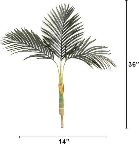 Nearly Natural 3ft. Artificial Golden Cane Palm Tree (No Pot) in Kuwait