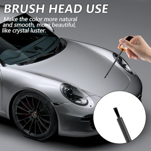 طلاء لمسات نهائية للسيارات، قلم طلاء السيارة الفضي لإصلاح الخدوش، طلاء لمس مزدوج في واحد، حل سريع وسهل لإصلاح الخدوش الطفيفة في السيارة، قلم طلاء اللمس 0.4 أونصة سائلة in Kuwait