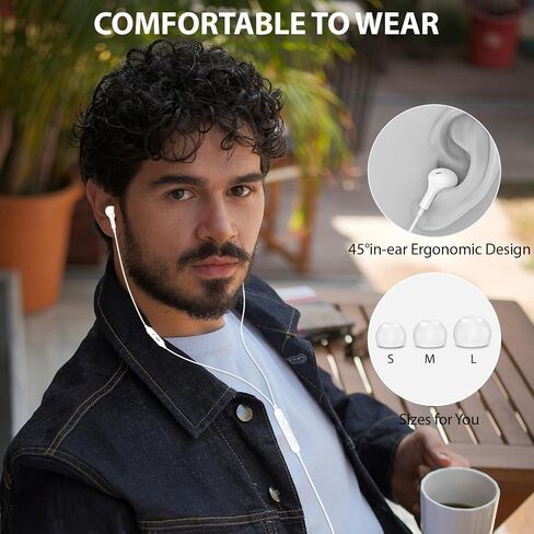 USB C Headphone, Voice Changer Earbuds Wired with Mic, Karaoke Type-C Earphone with Case Deep Bass Noise Canceling Cord Ear Buds for iPhone 16 15 Pro Max Plus iPad Galaxy S24 Ultra S23 FE Pixel 9 8 7 in Kuwait