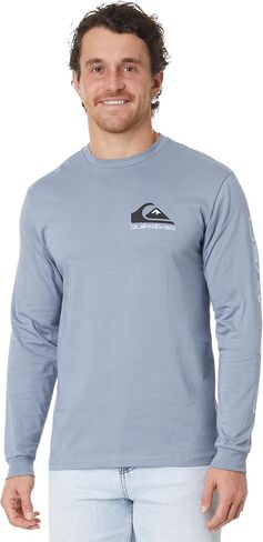 Quiksilver Men's Comp Logo Long Sleeve Screen Tee in Kuwait