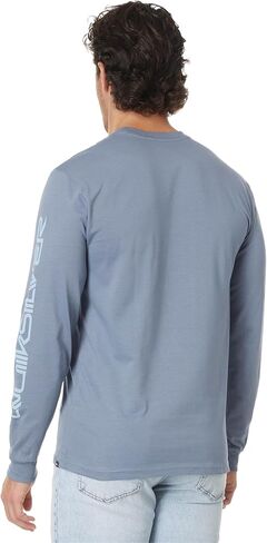 Quiksilver Men's Comp Logo Long Sleeve Screen Tee in Kuwait