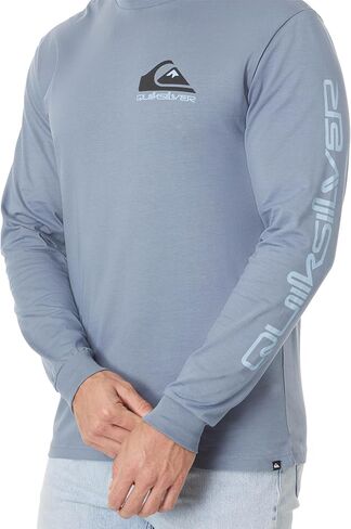 Quiksilver Men's Comp Logo Long Sleeve Screen Tee in Kuwait