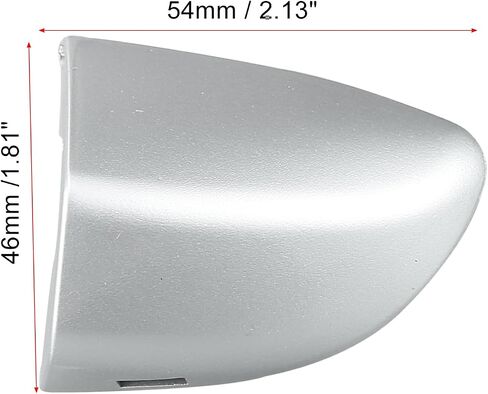 X AUTOHAUX 3C0837879 1K8837879 غطاء الكسوة الباب الأمامي للسائق دافع الباب غطاء مقبض فضي لهجة لفولكس واجن باسات CC in Saudi Arabia