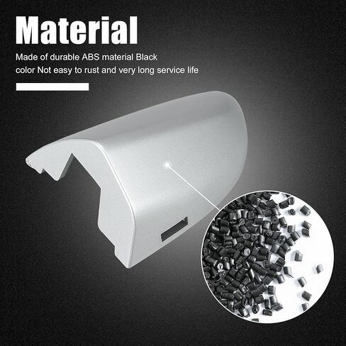 X AUTOHAUX 3C0837879 1K8837879 غطاء الكسوة الباب الأمامي للسائق دافع الباب غطاء مقبض فضي لهجة لفولكس واجن باسات CC in Saudi Arabia