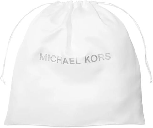 Michael Michael Kors Jet Set Travel Signature PVC Medium Logo Crossbody Flight Bag Bundle Dust Bag. (Black Signature PVC) in Kuwait