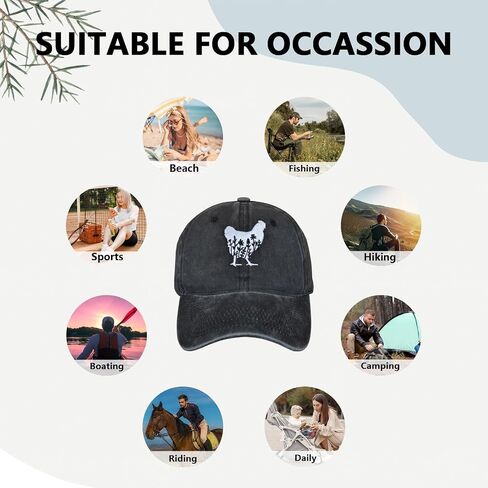 Women's Floral Chicken Hat Vintage Distressed Embroidered Adjustable Washed Dad Baseball Cap in Saudi Arabia
