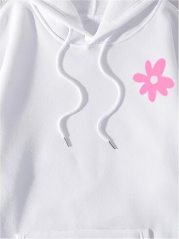 Verdusa Women's Plus Size Letter Graphic Sweatshirt Long Sleeve Hoodie Top in Saudi Arabia