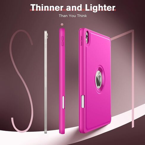 حافظة MoKo لجهاز iPad Air 11 بوصة (M2) 2024، حافظة iPad Air الجيل السادس/iPad Air 5th/4th Gen 2022/2020 مع حامل أقلام، حافظة iPad واقية ذكية ثلاثية الطي، شعار مجوف/تنبيه/نوم تلقائي، أزرق داكن in Saudi Arabia