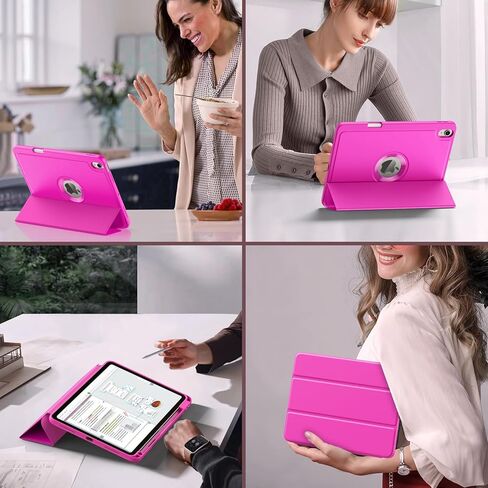 حافظة MoKo لجهاز iPad Air 11 بوصة (M2) 2024، حافظة iPad Air الجيل السادس/iPad Air 5th/4th Gen 2022/2020 مع حامل أقلام، حافظة iPad واقية ذكية ثلاثية الطي، شعار مجوف/تنبيه/نوم تلقائي، أزرق داكن in Saudi Arabia