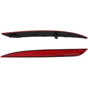 Rear Bumper Reflector for Model Y 2020 to 2023, Red Lens Car Tail Reflector Light, Rear Bumper Lights Replacement for Model Y (Right 26560 6FV0A)