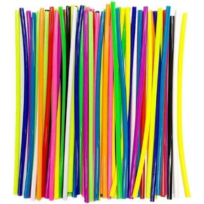 Teensery 72 Pcs Motorcycle Spoke Skins Wraps Colorful Bicycle Spoke Cover Coat Pipe Protector Bike Wheel Decoration, Assorted Color