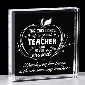 YWHL Teacher Appreciation Gifts for Women Man,Thank You Gifts for Teachers from Student,Best Teacher Gifts Keepsake Paperweight,Back to School Gift Teacher's Day Gifts for Dance, Art or Music Teacher