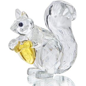 H&D HYALINE & DORA Crystal Animals Squirrel Collectible Figurine Paperweight Table Centerpiece Ornament in Kuwait