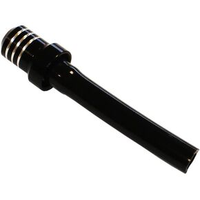 Gas Fuel Aluminium Cap Vent Hose Breather Tube Pipe Moto Cross Motorcycle Dirt Bike Enduro Trail Quad compatible with KTM HUSQVARNA YAMAHA HONDA KAWASAKI SUZUKI - Black