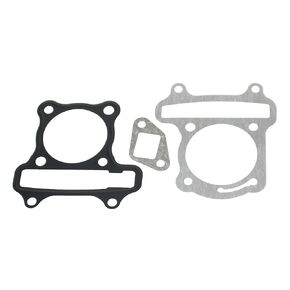 Glixal GY6 100cc 50mm Cylinder Gasket Set 139QMB 139QMA Based Engine Scooter Moped ATV - Cylinder Head and Base Gaskets,Tensioner Gasket