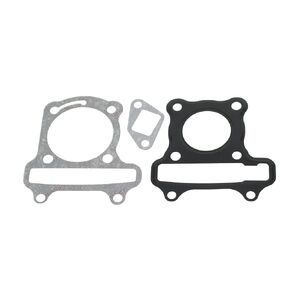 Glixal GY6 100cc 50mm Cylinder Gasket Set 139QMB 139QMA Based Engine Scooter Moped ATV - Cylinder Head and Base Gaskets,Tensioner Gasket