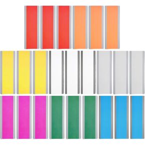 شرائط القراءة الموجهة من باتيكل، 8 قطع من علامات التتبع الملونة المتراكبة تقلل من الإجهاد البصري، مستلزمات تدريس المعلم للفصول الدراسية، 8 ألوان in Kuwait