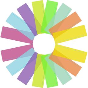 16 Pcs Guided Reading Strips Highlight Strips Colored,Reading Trackers for Students Dyslexia Reading Tools, Reading Guide Strips for Kids Women Men Teachers Teaching Supplies.