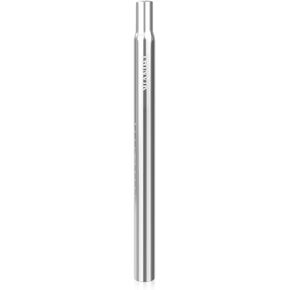 Thinvik Bike Seat Post,Polished Aluminum Alloy,350mm ,Mountain &Road Bicycle Fixed Gear Cycling Seatpost 25.4/27.2/28.6mm ,Silver Seat Post Replacement