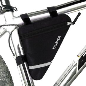 Sport Bicycle Storage Bag Bike Triangle Saddle Frame Pouch for Cycling - Orange Style
