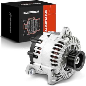 A-Premium Alternator Compatible with Nissan Armada, Frontier, Pathfinder, Titan, Xterra, Equator & Infiniti QX56, 12V 130A Clockwise 7-Groove Pulley, Replace# 23100-ZH00A, 23100-ZH00B, 11256N, 11256