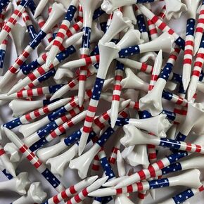 2-3/4" Pride Performance Golf Tees, Stars and Stripes, 100 Count