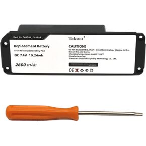 Replacement Battery for Bose Soundlink Mini one 413295 061384 061385 061386 061834 2600mAh