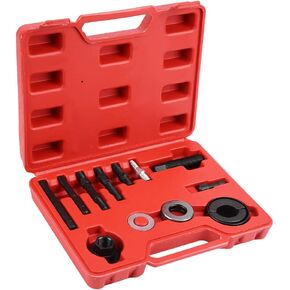 Pulley Puller Remover & Installer Kit, 13 pcs Car Power Steering Alternator Pump Pulley Puller Remover Disassembly Installer Tool