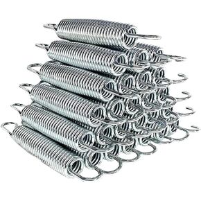 Trampoline Springs 5.5" Heavy Duty Galvanized Steel Replacement Trampoline Parts Springs,Trampoline Accessories for Trampoline Jumping Bed,50pcs-Pack