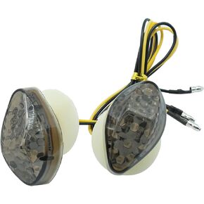 Motorcycle Led Flush Mount Front Turn Signal Light Compatible with Honda CBR 600RR 1000RR 2004-2007 CBR 600 F4 F4i CBR900 CBR919, 2 PCS