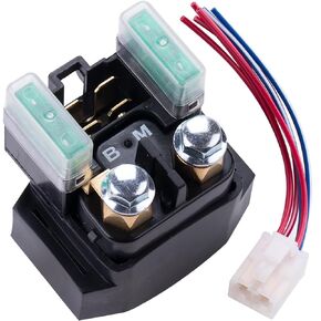 Starter Solenoid Relay Compatible with Yamaha ATV YFM 350 400 450 660, Raptor Grizzly Kodiak Wolverine Big Bear for Yamaha 2002 2003 2004 2005 2006 2007 2008