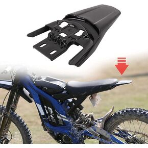 JFG Racing Sur Ron Rear Cushion Fender Shock Mud Guard Protector for Sur Ron X/S, Sting MX3/MX4, X160/X260 Electric Dirt Bike, Black