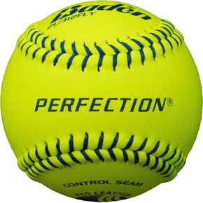 Baden USSSA Fastpitch Raised Seams Leather Game Softballs