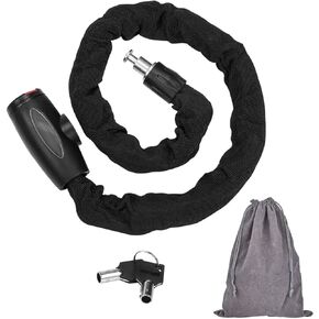 .FOBOZONE Motorcycle Lock, Scooter Lock, Bike Chain Lock,Made of Solid Manganese Steel, It is Very Safe