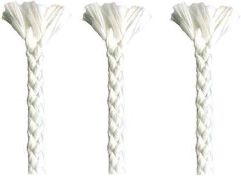 1/8 "x 5 'قدم مستديرة من الألياف الزجاجية فتيل الكيروسين مصباح زيتي الفوانيس استبدال الفتائل الشعلة زجاجة النبيذ شمعة (18) (5) 001 in Kuwait