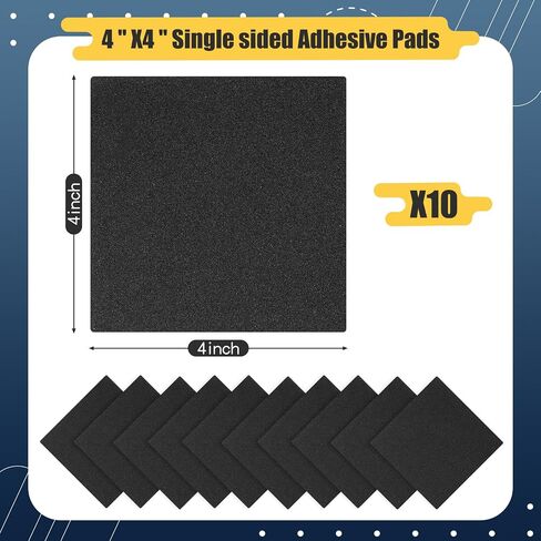 10 Pieces Adhesive Sticky Pads for Road Reflectors 4 Inch Easy Installation Driveway Reflector Markers Tape Glue for Reflector Markers for Street, Pavement and Asphalt in Saudi Arabia