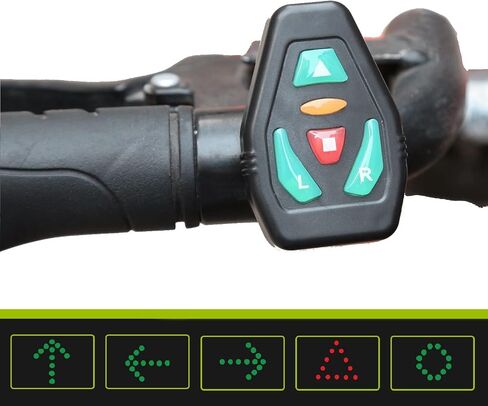 حقيبة ظهر Cyglo للسلامة لركوب الدراجات مع مؤشرات إشارة LED خلفية. حقيبة ظهر عاكسة مع أضواء اتجاه وامضة in Kuwait