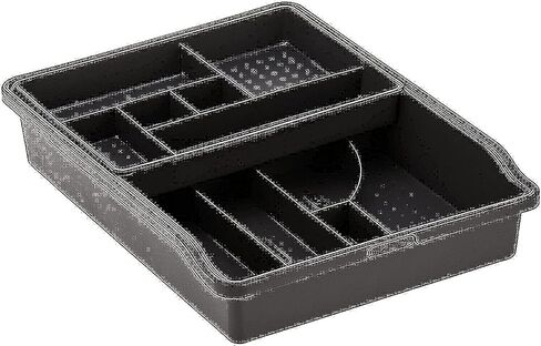 صينية تنظيم الأدراج غير المرغوب فيها الأصلية المكونة من 23 مقصورة من Madesmart، صندوق تخزين بلاستيكي متعدد الأغراض للأدراج، جرانيت in Kuwait