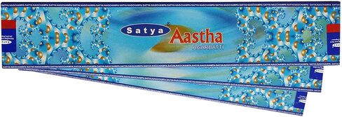 Satya AasthaIncense Sticks for Outdoor Indoor Bedroom Worship Fragrance Stick for Positivity, Meditation, Relaxation, Yoga, Healing (15grams x 3 Packs) in Saudi Arabia
