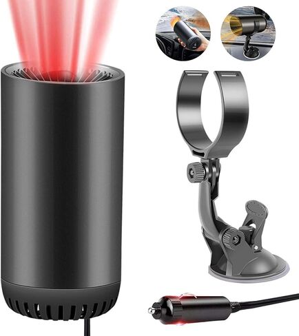 Portable car Heater 12V 150W car car Heater defroster Plug into Cigarette Lighter Windshield defroster in Kuwait
