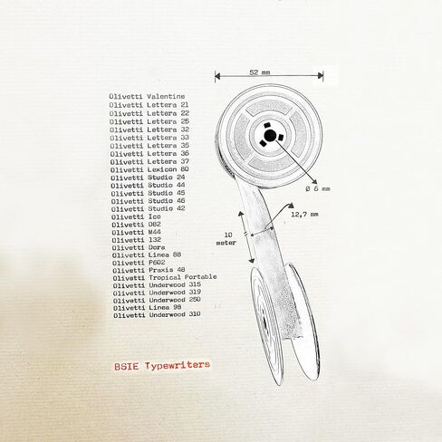 Olivetti Typewriter Ribbon - Black & Red in Kuwait
